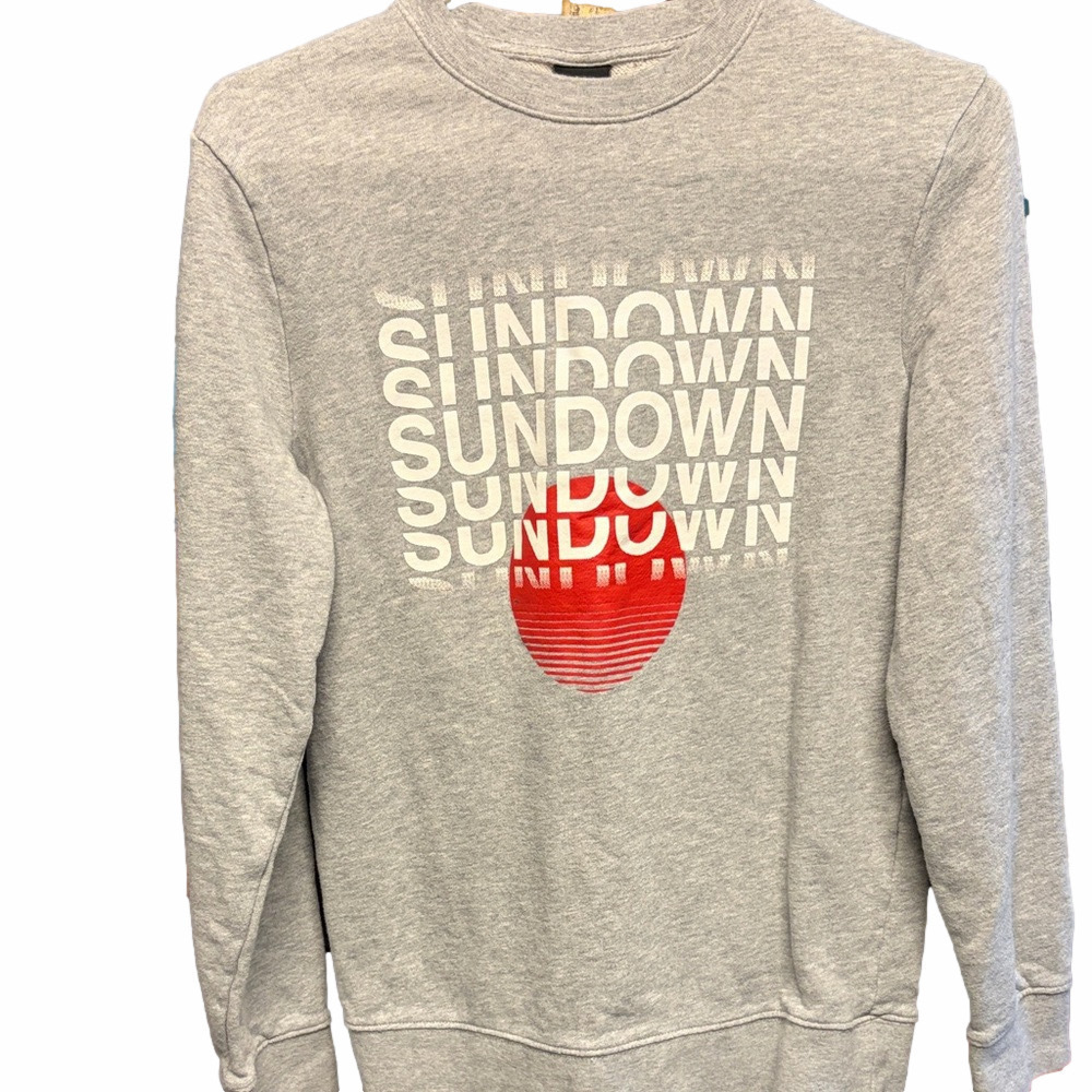 H&M Gray Sundown Graphic Sweatshirt | NWOT | Sz XS